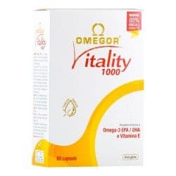 Omegor Vitality 1000 Omega 3 per Benessere Cuore e Trigliceridi 60 Capsule Molli