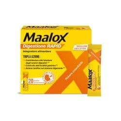 Maalox Digestione RAPID Integratore per Digestione e Acidita 20 Bustine