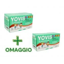 PROMO Yovis Bambini Integratore con Fermenti Lattici Gusto Fragola 10 Flaconi + CONFEZIONE OMAGGIO